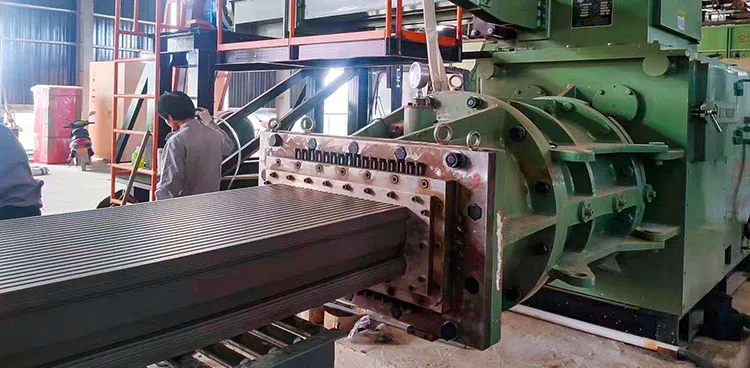Macchine per la fabbricazione di mattoni Estruttore a vuoto a doppia fase su scala media per mattoni e piastrelle di argilla 1