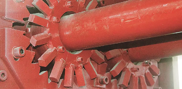 Macchine per la fabbricazione di mattoni Estruttore a vuoto a doppia fase su scala media per mattoni e piastrelle di argilla 6