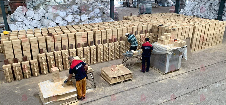 Forno a galleria per la cottura di mattoni e ceramiche e piastrelle con controllo automatico della temperatura e elevata efficienza termica 6