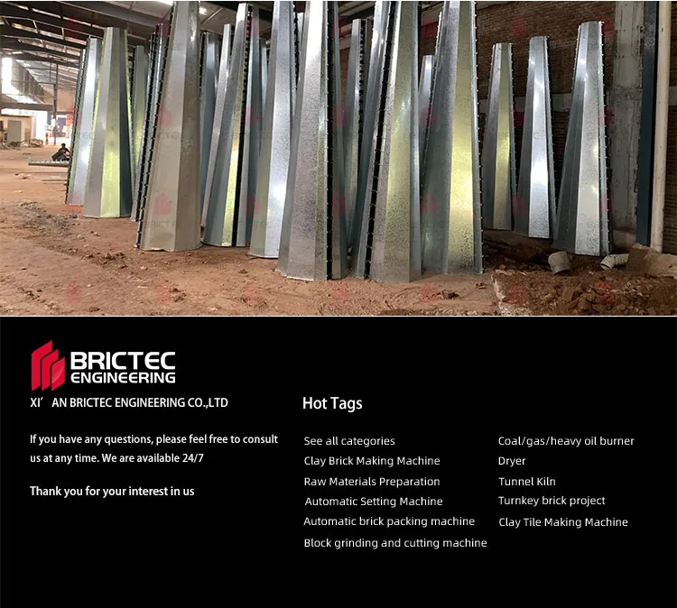 Asciugatrice di segnatori di cicloni per l'essiccazione di mattoni di argilla in lavorazione 6