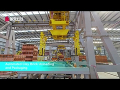 Sistema di scarico e imballaggio del mattone di argilla