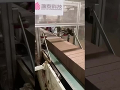 Precisione in Movimento: Taglierina di Mattoni Sincronizzata con Servo in Azione